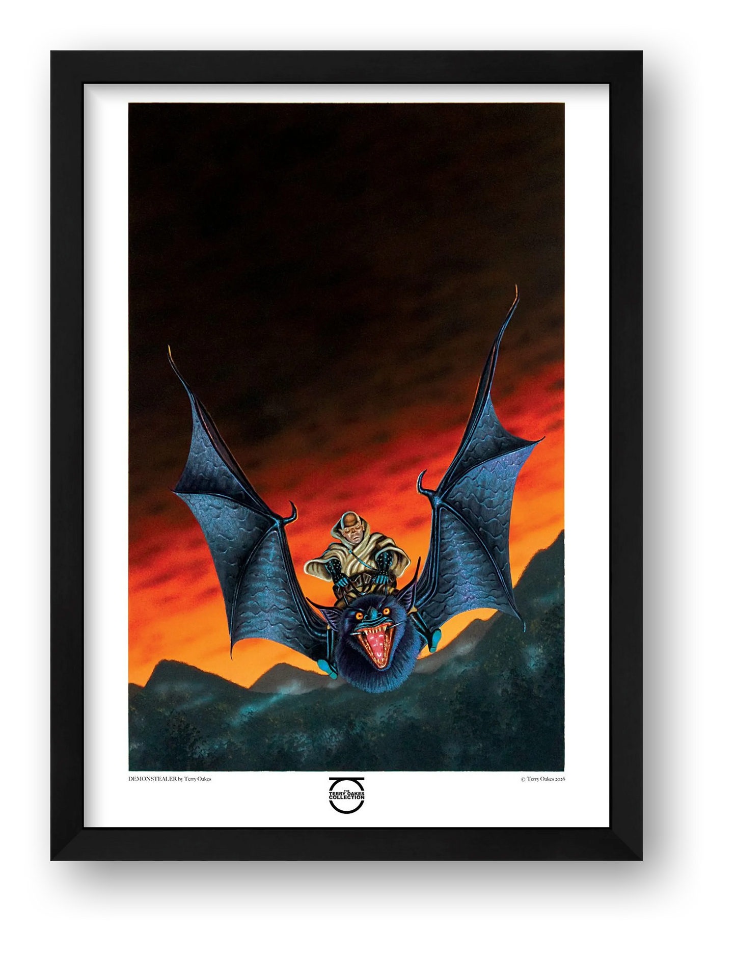 Demonstealer_print_A2_Giclee Art Print — framed