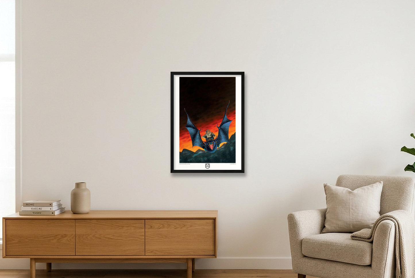 Demonstealer_print_A2_Giclee Art Print — 42×59cm, 17×23" Black Frame
