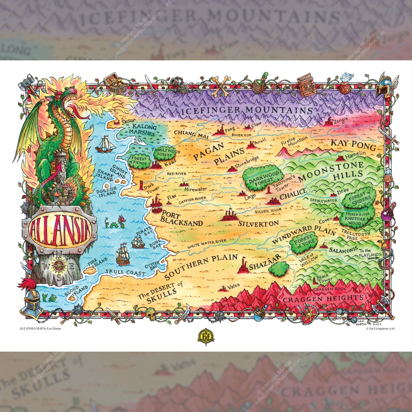 Allansia map 2023 – Prints