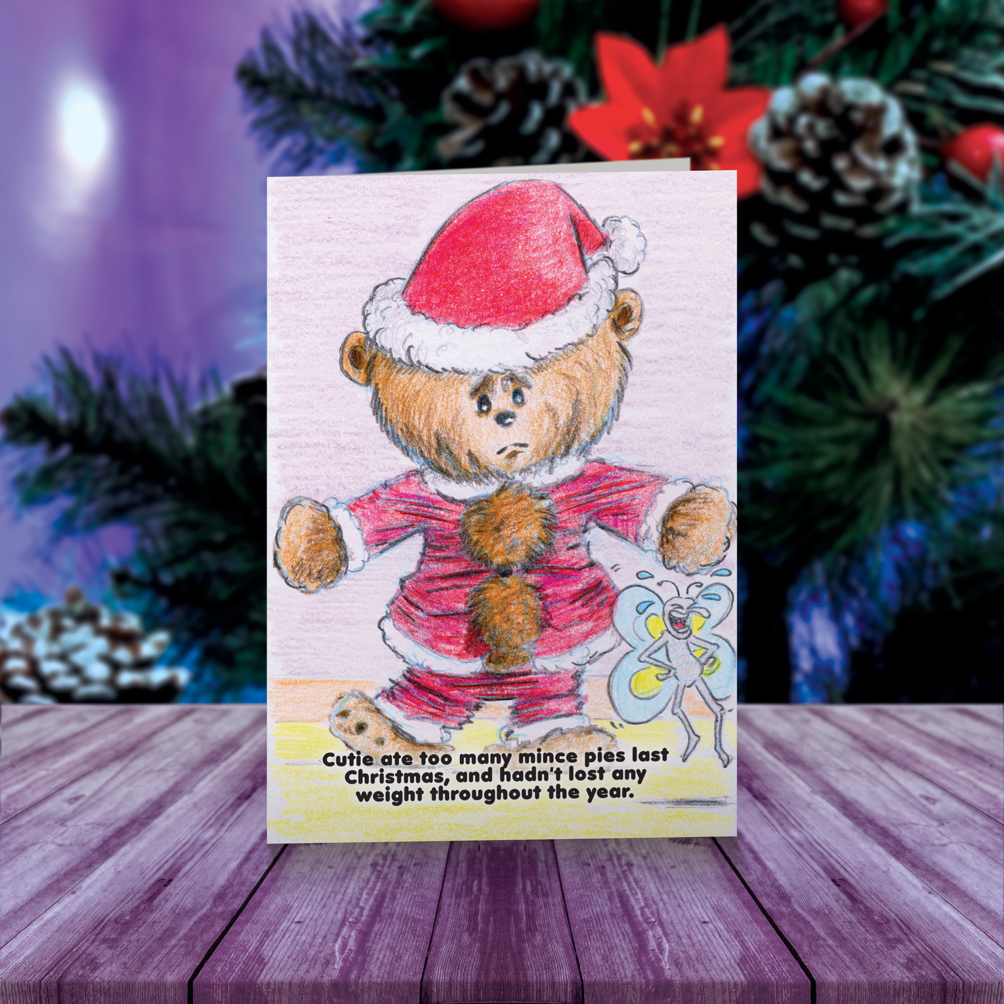 Cutie Christmas pack – 6 x A6 Greeting Cards