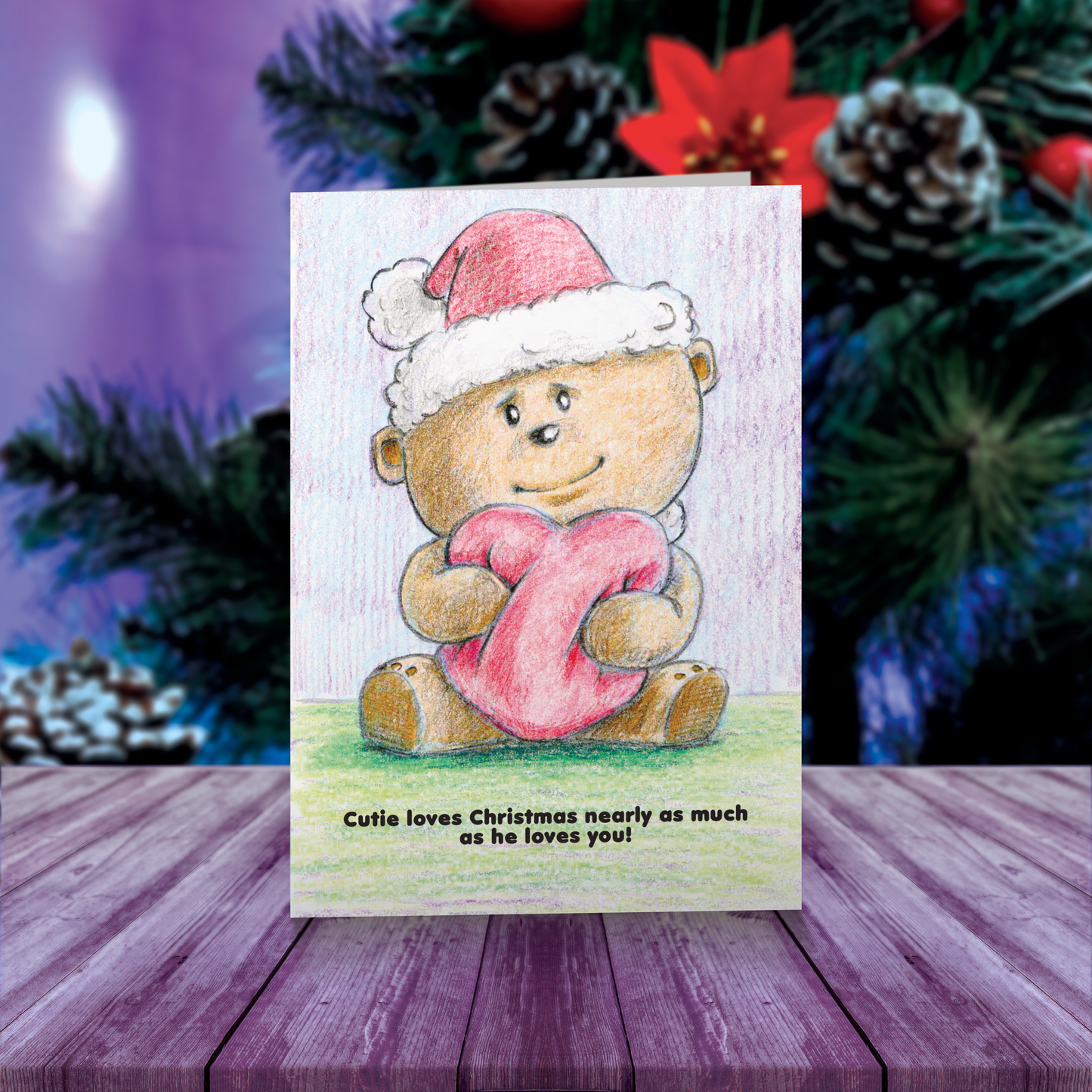 Cutie Christmas pack – 6 x A6 Greeting Cards