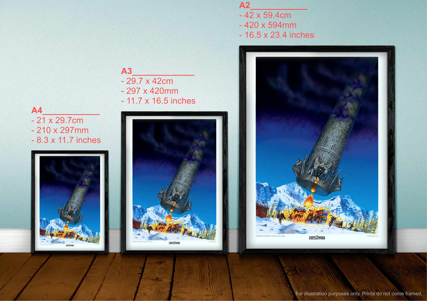Tower of Destruction – Premium Format Giclée Art Print