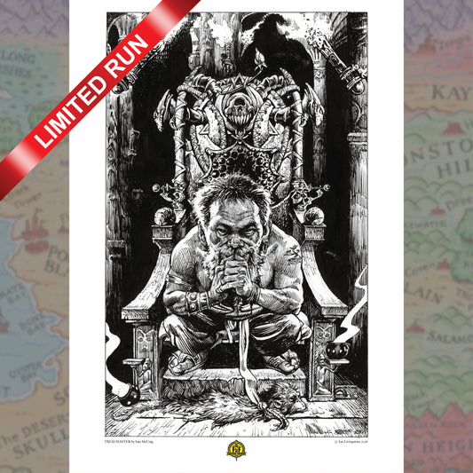 Trialmaster mono art – LIMITED RUN Prints