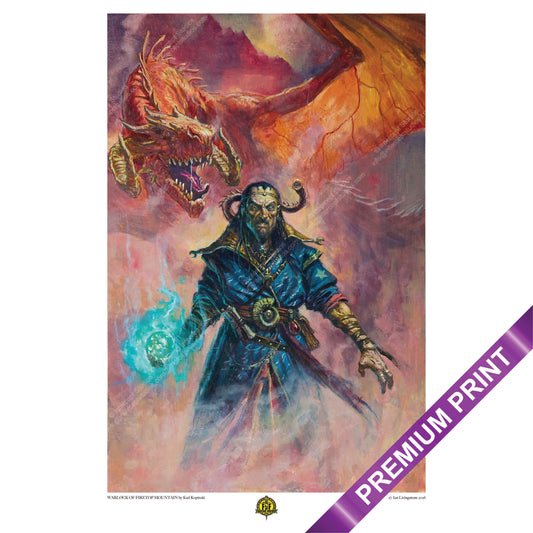 Warlock of Firetop Mountain– Premium Format Gilcée Art Print