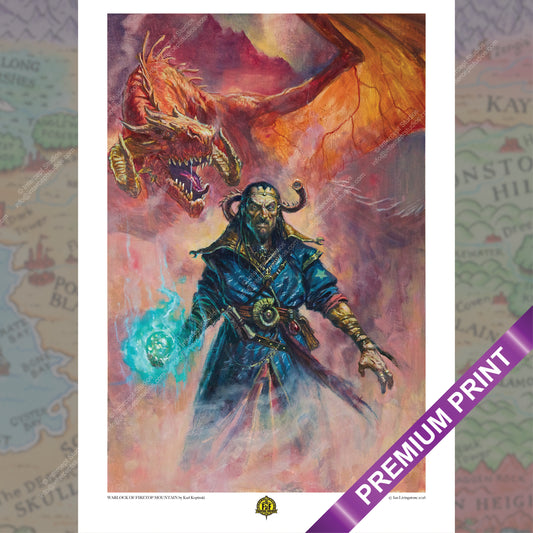 Warlock of Firetop Mountain – Premium Format C-Type Art Print