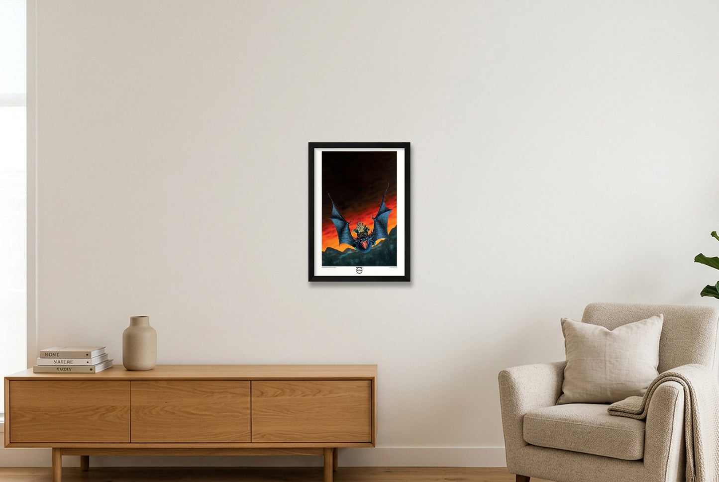 Demonstealer_print_A2_Giclee Art Print — A3 (30×42cm, 12×17") Black Frame