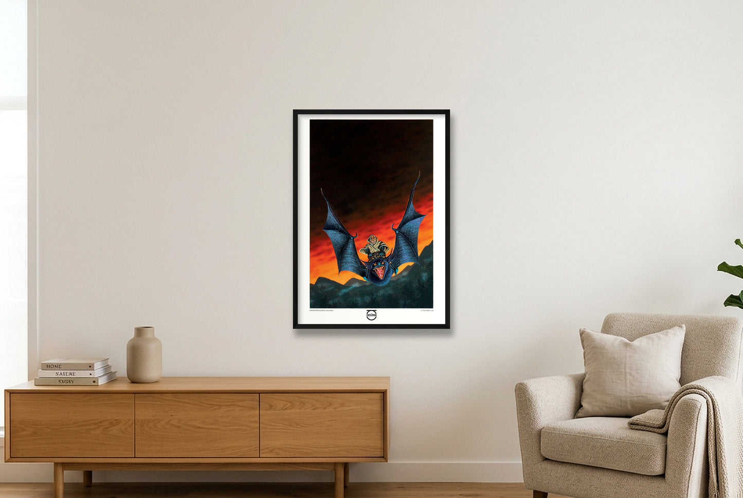 Demonstealer_print_A2_Giclee Art Print — 59×84cm, 23×33" Black Frame